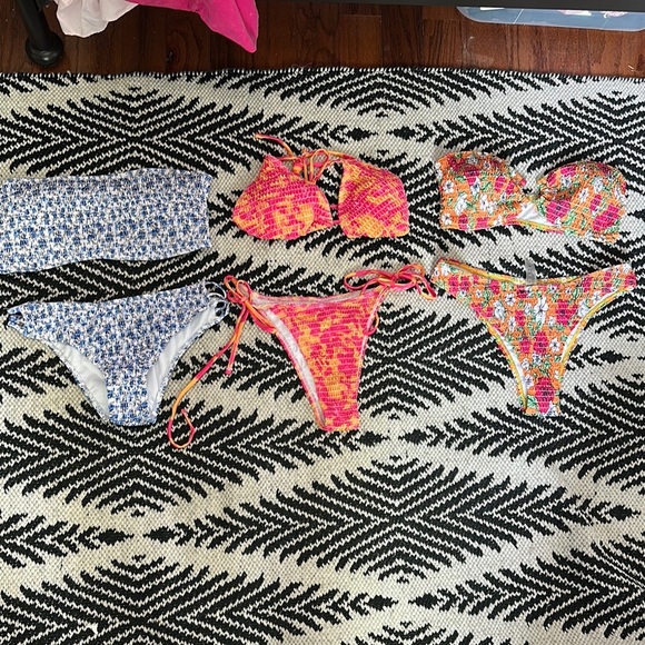 3 pack smocked swimsuits - Picture 1 of 7